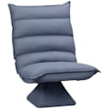 Miniatyrbillede 1 af 9: Rootz drejelig lænestol - Vippelig ryglæn - Læderlook stol - Justerbart ryglæn - 360° roterende sæde - Åndbart mikrofiberbetræk - 62cm x 70cm x 95cm