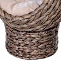 Miniatyrbillede 9 af 9: Rootz katteseng - brun, hvid - jern, bomuld, flannel - 16,53 cm x 12,99 cm x 20,47 cm
