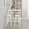 Miniatyrbild 2 av 6: Rootz Modern Barbord - Konsolbord - Matbord - Robust järnstomme - Reptålig - Vattenavvisande - 40cm x 100cm x 100cm
