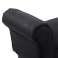Miniatyrbillede 9 af 11: Rootz BedBench - Sort - Konstrueret træ, skum - 40,15 cm x 12,2 cm x 20,07 cm