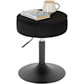 Miniatyrbillede 7 af 9: Rootz Justerbar Velvet Barstol - Bordstol - Drejeligt sæde - Holdbar og komfortabel - Multifunktionel med opbevaring - Justerbar højde 49,5 cm-65 cm -