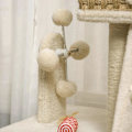 Miniatyrbild 6 av 7: Rootz Skrapstolpe - Med kattgrotta - Katthus - Kattbur - Kattmöbler - Khaki/Beige/Kaffe - 69L x 40B x 131H cm
