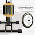 Pikkukuva 5 / 10: Rootz-pyöräteline - polkupyörän säilytysteline - pyörän pidike - säädettävät koukut - 6" - 28" pyörät - teräsrunko - 45 cm x 44 cm x 118 cm