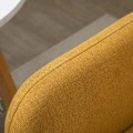 Miniatyrbillede 5 af 7: Rootz Dobbeltsofa - Polstring med hynder - Kompakt design - To-personers - Justerbar højde på fodstøtterne - Fløjlsagtig polyester - Gummitræ - Skum -