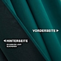 Miniatyrbillede 4 af 7: Rootz Luxurious Velvet mørklægningsgardiner - Draperer - Vinduesbeklædning - Lysblokerende - Energieffektiv - Nem installation - 140cm x 225cm/245cm/2