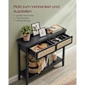 Miniatyrbild 3 av 6: Rootz Konsolbord - Hallbord - Entrébord - MDF-spånskiva PVC - 30 cm x 100 cm x 80 cm - Perfekt för små utrymmen