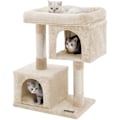 Miniatyrbild 8 av 8: Rootz Skrapstolpe för katt - Kattträd - Beige - 60 x 40 x 84 cm