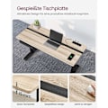 Miniatyrbillede 5 af 8: Rootz Elektrisk stående skrivebord - Sit Stand Skrivebord - Justerbar Højde Skrivebord - Greige Sort - Spånplade stål - Støjsvag drift - Hurtig juster