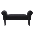 Miniatyrbillede 6 af 11: Rootz BedBench - Sort - Konstrueret træ, skum - 40,15 cm x 12,2 cm x 20,07 cm