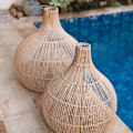 Miniatyrbillede 2 af 7: Rootz Rattan Lampe | Lampeskærm | Pendel ALAM 40/50 cm M