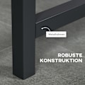 Miniatyrbillede 6 af 11: Rootz Folding Spisebord - Industriel bord - Rumbesparende bord - Udvides let - 118 cm x 70 cm x 76,5 cm