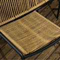 Miniatyrbillede 5 af 6: Rootz Polyrattan Havemøbler - Rattan Patio - Siddehynder - 3-delt sæde - Rygpuder - Faux Rattan - Metalramme - Polyester - Grøn - 47W x 48D cm