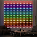 Miniatyrbillede 1 af 11: Rootz -gardin med 400 LED -lys - strenglamper - Dynamisk belysning - Musiksynkronisering - Wi -Fi -kontrol - 300 cm x 300 cm