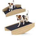 Pikkukuva 10 / 11: Rootz Agility Dog Swing - 2 -in -1 -rokkari ja portaat - liukumaton lemmikkiramppi - FIR Wood - parantaa tasapainoa ja ketteryyttä - 80 cm x 39,5 cm