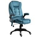 Miniatyrbillede 1 af 7: Rootz Massagestol - Drejestol - Spillestol - Kontorstol - Blå - 67 x 74 x 107-116 cm