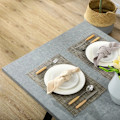 Miniatyrbild 6 av 6: Rootz Matbord - Köksbord - Stone Look Bordsskiva - Stålben - MDF - Grå + Svart - 140 x 80 x 76 cm