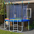 Miniatyrbillede 5 af 7: Rootz Erstatningskantbetræk til trampoliner - Trampolinkantpolstring - Vandtæt - Rivefast - Gul + Pink + Grøn + Blå - Ø244 x 30H cm