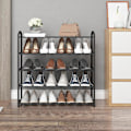Miniatyrbillede 3 af 7: Rootz Skostativ - Fodtøjsarrangør - Skostativ - Skoopbevaring - Fodtøjsholder - Skotårn - Skodisplay - Grå - 31,5x8,1x2,6 tommer