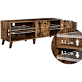 Miniatyrbillede 4 af 9: Rootz Big Oaks 2 TV-skab - TV-møbler Industriel - TV-bord Retro - Industriel - Brun - 140 x 40 x 45 cm