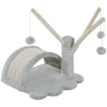 Miniatyrbild 1 av 6: Rootz Scratching Post - Cat Tree - Cat Climbing Tree - Climbing Tree - Cat Tree Scratching House - With Cat Cave - Light Grey - L38 x W38 x H40 cm