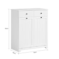 Miniatyrbillede 5 af 8: Rootz linnedskab med vaskeposer - Vasketøjsopsamler - Vasketøjskurv - MDF-konstruktion - Aftagelige poser - Fleksibel opbevaring - 78cm x 90cm x 38cm