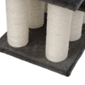 Miniatyrbillede 7 af 9: Rootz Hundetrappe 3 trin - Grå - Spånplade, Stof - 17,72 cm x 13,78 cm x 13,39 cm