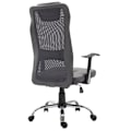 Miniatyrbillede 7 af 9: Rootz Kontorstol Executive - Grå - Skum, Læder, Metal - 25,59 cm x 23,94 cm x 48,03 cm