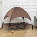 Pikkukuva 2 / 9: Rootz-koiran sänky - Lemmikkien sänky - Korotettu koiran sänky - Ulkona oleva koiran lepotuoli - Hengittävä - Taffeta kahvi - 122 x 92 x 108cm