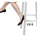 Pikkukuva 7 / 8: Rootz Moderni baarijakkara - Skandinaavistyylinen jakkara - Minimalistinen baarituoli - Tukeva ja kestävä - Ergonominen mukavuus - Tilaa säästävä muot