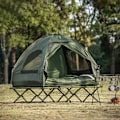 Miniatyrbild 2 av 8: Rootz Allt-i-ett campingset för 2 - Pop-up-tält - Campsäng - Campingsäng - Vattentät - Enkel montering - Slitstark Oxford-nylon - L193 x D145 x H188cm