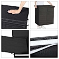 Pikkukuva 5 / 8: Rootz Black Laundry Basket - Pyykkikorit kannella - Taitettava - 69,25 x 39,4 x 5,6 cm