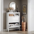 Miniatyrbillede 3 af 9: Rootz skoskab - Opbevaring i entré - Skoopbevaring - MDF og PB - 80 cm x 108 cm x 25 cm - Letvægts - Nem montering