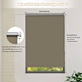 Miniatyrbillede 8 af 9: Rootz Blackout Rullegardin - Termisk vinduesskærm - Solbeskyttelse - UV-beskyttelse - 100 % polyester - 40-120 cm x 160/210 cm - Taupe