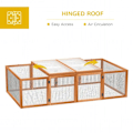 Pikkukuva 7 / 8: Rootz Rabbit Hutch - Ulkokotelo - Pieneläinkota - Kuusi - Luonto - 181x100x48cm