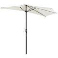 Miniatyrbild 6 av 6: Rootz Half Parasol - Balcony Sunshield - Sun Protector - Easy Transport - 2,69 m x 1,38 m x 2,36 m kräm