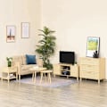 Miniatyrbillede 3 af 10: Rootz Drawer Cabinet - Side Cabinet - Cabinet - Sideboard Base Cabinet - 3 Drawers Chest - Living Room Drawer Cabinet - 80 x 40 x 80 cm