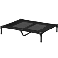 Miniatyrbillede 1 af 2: Rootz Hundeseng - Udendørs foldning - Tekstline Mesh Cover - Oxford stof - Tear Or Crack - Åndbar Hundeseng - Sort - 92L x 76W x 18H cm