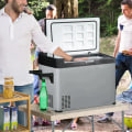 Pikkukuva 2 / 7: Rootz-autojääkaappi - Auton kylmälaukku - 50L kylmälaukku - Matkajääkaappi - Jääkaappi - LCD-näytöllä - Harmaa/Musta - 75L x 36W x 49,5H cm
