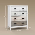 Miniatyrbild 3 av 6: Rootz skänk - Byrå - Förvaringsskåp - Generös förvaring - Kraftig MDF och furu - Tippskydd - 38D x 70W x 85H cm