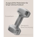 Miniatyrbild 5 av 7: Rootz Neopren Hantlar Set - Grå - Gjutjärn - 5 kg Par - Ergonomiskt grepp - 21 cm x 10 cm - 11,5 cm x 4,1 cm