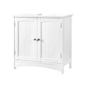 Miniatyrbillede 1 af 6: Rootz Håndvaskskab - 2 døre Håndvaskskab - Vaskeskab - Badeværelsesskab - Vaskeskab - MDF-plade - Hvid - 60 x 60 x 30 cm (B x H x D)