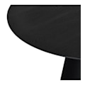 Miniatyrbild 7 av 9: Rootz Matbord - Runt bord - Modernt matbord - Elegant ekfaner - Slitstark MDF-konstruktion - Mysig Atmosfär - 120x120x76 cm