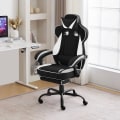 Miniatyrbillede 7 af 8: Rootz Gaming Chair - Kontorstol - Computerstol - Pocket Spring Pude - Ergonomisk design - Holdbart læderstof - 57cm x 51,5cm