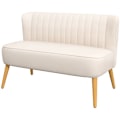 Miniatyrbillede 1 af 6: Rootz 2-personers sofa - Retro Design - Scandi Style - Komfortabel polstring - Maksimal stabilitet - Letpleje stof - 117W x 56,5D x 77H cm