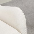 Miniatyrbillede 4 af 5: Rootz Gyngestol - Scandi Design - Afslapningsstol - Knapsømning - Stue - Spisestue - Cremefarvet + Naturlig + Sort - 69 cm x 90 cm x 100 cm