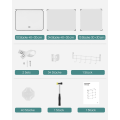 Miniatyrbillede 10 af 10: Rootz White 10 rum opbevaringshylde - Organiseringsstativ - Plastikhylder - ABS plastikstik - PP plastplade - Stålramme - 32 cm x 165 cm x 125 cm - Le