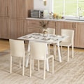 Miniatyrbillede 2 af 10: Rootz sammenklappeligt spisebord - Alsidigt bord - Stilfuldt bord - Pladsbesparende design - Holdbart fyrretræ - Multifunktionel brug - 86D x 110W x 7
