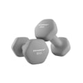 Miniatyrbillede 1 af 7: Rootz Neopren Coated Dumbbells Sæt - Grå håndvægte - Støbejerns håndvægte - Neopren Coating - Ergonomisk håndtag - 21 cm x 10 cm - 11,5 cm x 4,1 cm -
