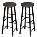 Miniatyrbild 1 av 10: Rootz Industrial Bar Pall - Bänkpall - Metallpall - Robust stålram - Mångsidig design - Komfortegenskaper - 71 cm Sitthöjd x 30 cm Sitsdiameter
