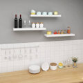 Pikkukuva 4 / 8: Rootz 4 seinähyllyn sarja - Kelluvat hyllyt - Esittelyhyllyt - Kestävä MDF - Monipuolinen ja tyylikäs - Helppo asennus - 60x22,9x3,8cm
